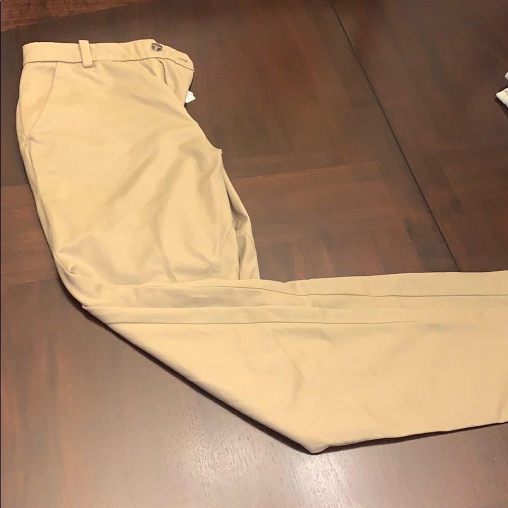 Lululemon Khaki Warpstreme Slim Fit Pants